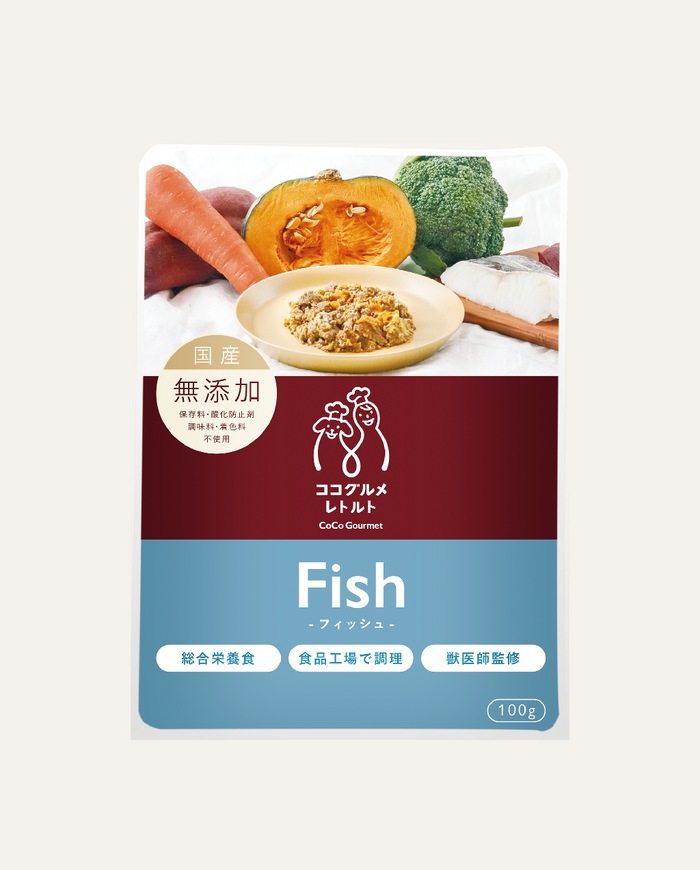 CoCo Gourmet 狗狗即食鮮食包 - 魚肉&南瓜 100g