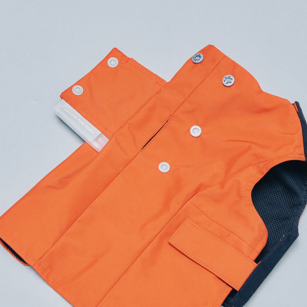 Yama Paws / Sade Rain Parka 橘